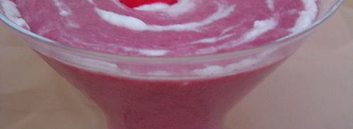 вишневый смузи с йогуртом и овсяными хлопьями. Шаг 8