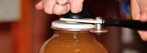 пастеризованный яблочный сок. Шаг 5