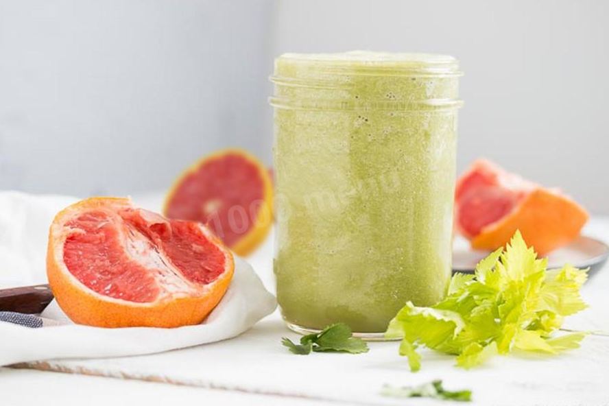 Рецепт сока грейпфрут и сельдерей