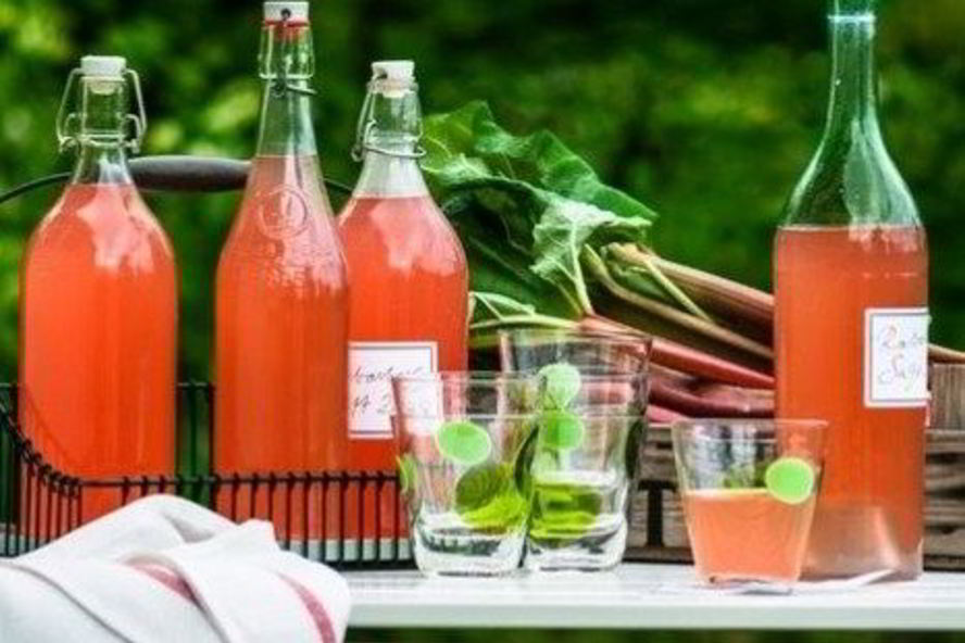 Рецепт сока из ревеня