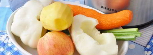 сок из свежих овощей с яблоком. Шаг 5