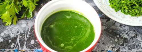 сок петрушки. Шаг 9