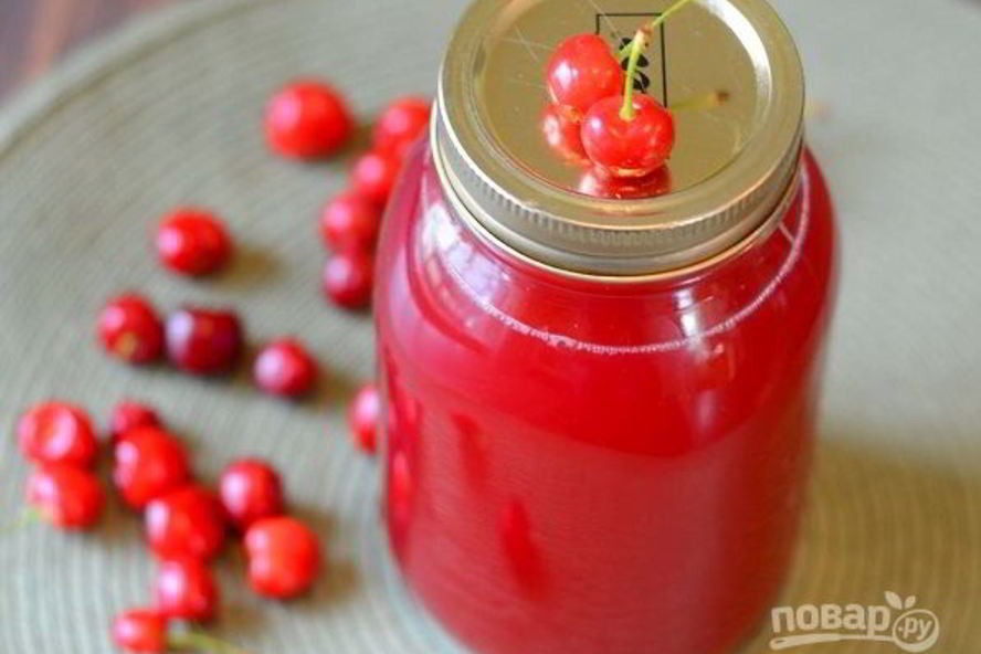 Рецепт сока вишневого