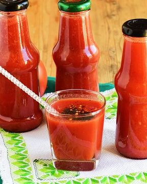 Томатный сок в банках