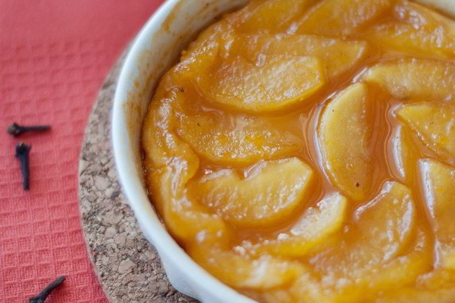 Рецепт тарта татен с грейпфрутовым сиропом и гвоздикой