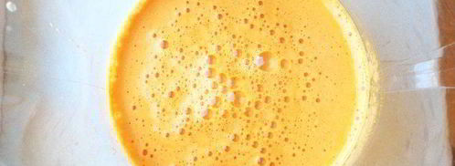 витаминный коктейль безумная тыква на хэллоуин. Шаг 3