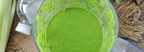 зеленый коктейль из сельдерея со щавелем. Шаг 9