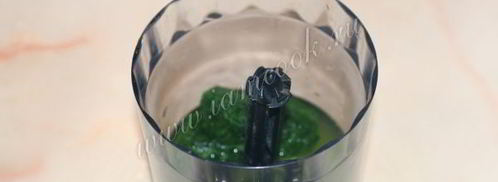 зеленый коктейль из шпината. Шаг 5