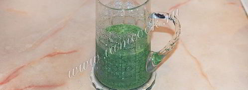 зеленый коктейль из шпината. Шаг 8