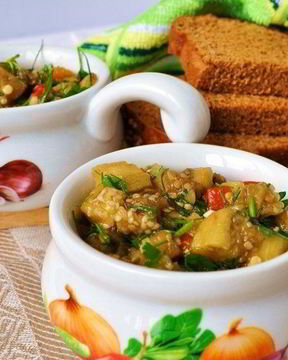 Армянский салат из печеных овощей