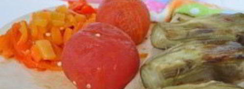 армянский салат из печеных овощей. Шаг 3