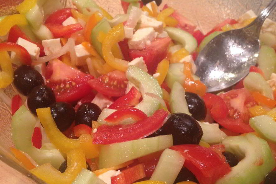 Рецепт домашнего греческого салата