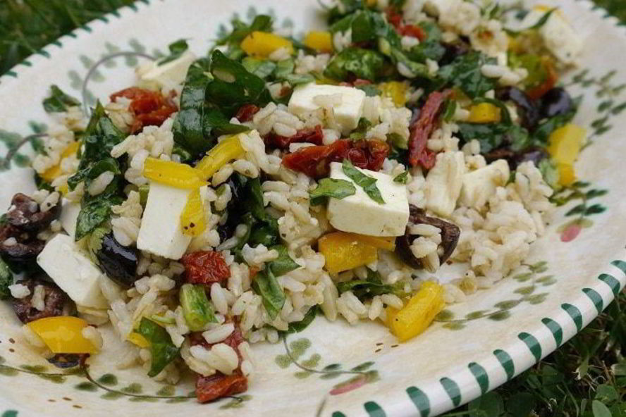 Рецепт греческого рисового салата
