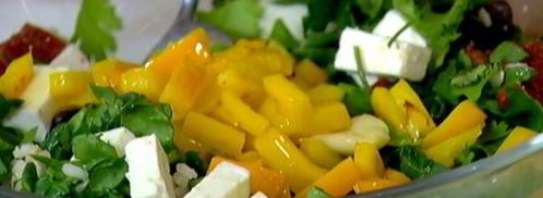 греческий рисовый салат. Шаг 11