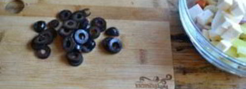 греческий салат классический. Шаг 8