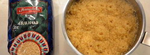 греческий салат с киноа. Шаг 3