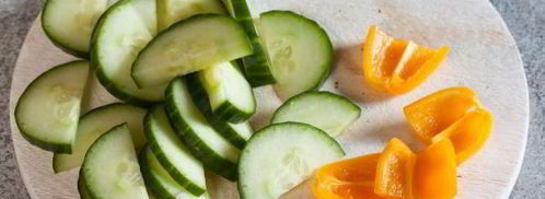 греческий салат с сухариками. Шаг 11