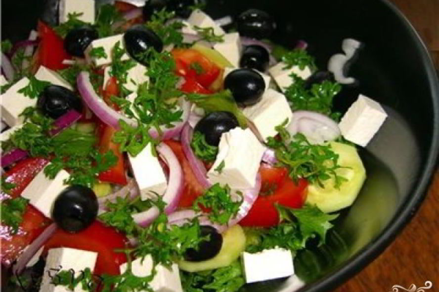 Рецепт простого греческого салата