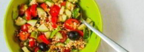 салат из зеленой гречки. Шаг 7