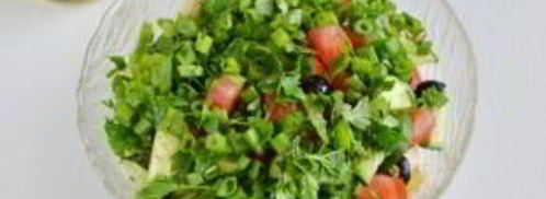 салат с брынзой по-гречески. Шаг 5