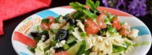 салат с брынзой по-гречески. Шаг 7