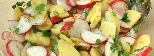 картофельный салат с редисом. Шаг 6