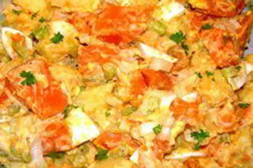 Рецепт картофельного салата с ямсом
