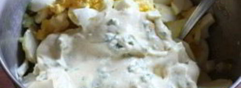 классический картофельный салат. Шаг 5