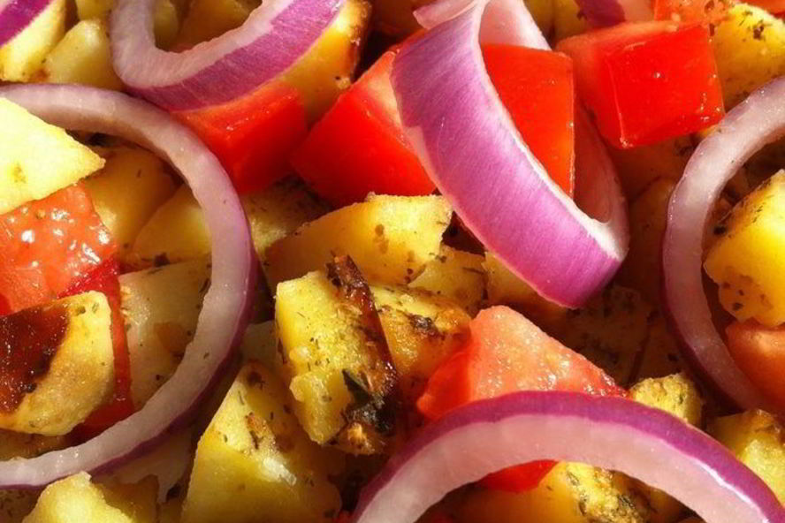 Рецепт простого картофельного салата