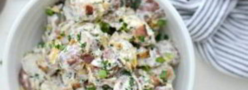 салат из картофеля и бекона. Шаг 6