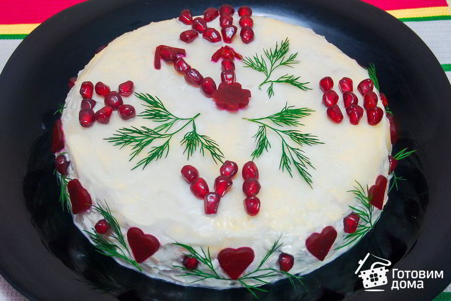 Рецепт салата из картофеля с копченой курицей