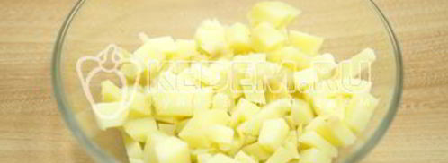 салат из картофеля с морковью по-корейски. Шаг 5