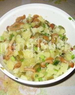 Салат Картофельный с грибами