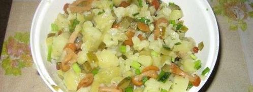 салат картофельный с грибами. Шаг 28
