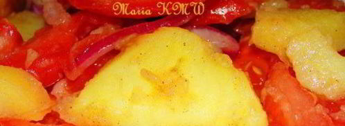 салат картофельный с помидорами. Шаг 6