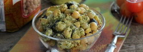 салат с картофелем и нутом. Шаг 11