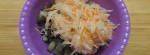 салат с картофелем и соленьями. Шаг 5