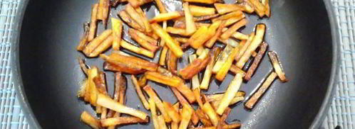 салат с картошкой фри и курицей. Шаг 5