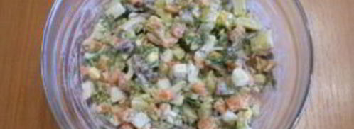 салат с картошкой и грибами. Шаг 7