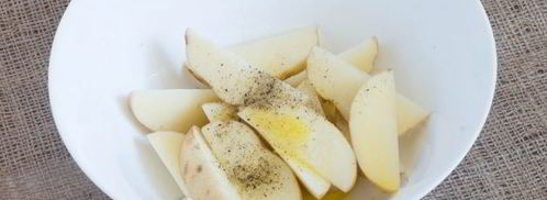 салат с запеченным картофелем. Шаг 6