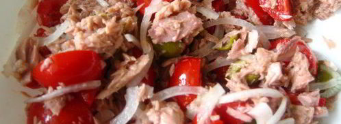 теплый салат с картофелем и тунцом. Шаг 9