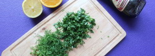 теплый салат с картофелем. Шаг 4