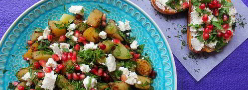 теплый салат с картофелем. Шаг 6