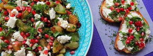 теплый салат с картофелем. Шаг 7