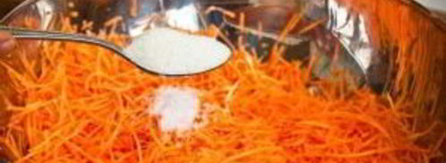 морковный салат по-корейски. Шаг 4