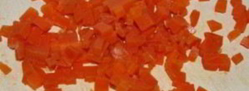 оливье с креветками и авокадо. Шаг 6