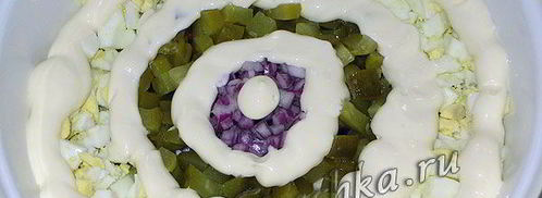 оливье с курицей. Шаг 5