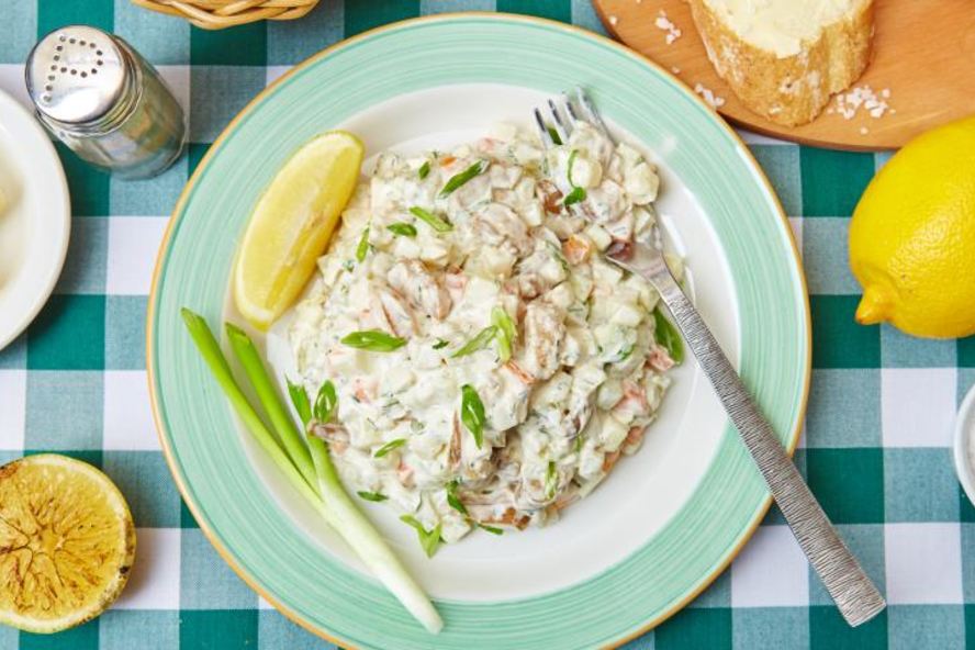 Рецепт оливье с рапанами