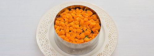 оливье с семгой. Шаг 9