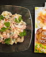 Оливье Цветной серпантин